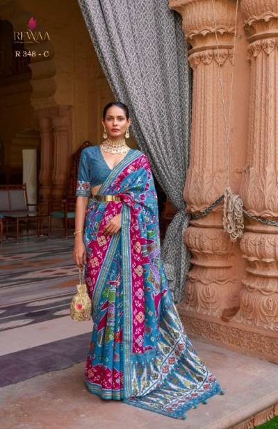 Heritage By Rewaa Patola Silk Wedding Saree Collection